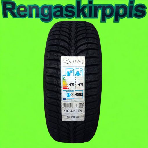 195/55R16 Sava Eskimo Ice 87T  E E 67dB /kitka