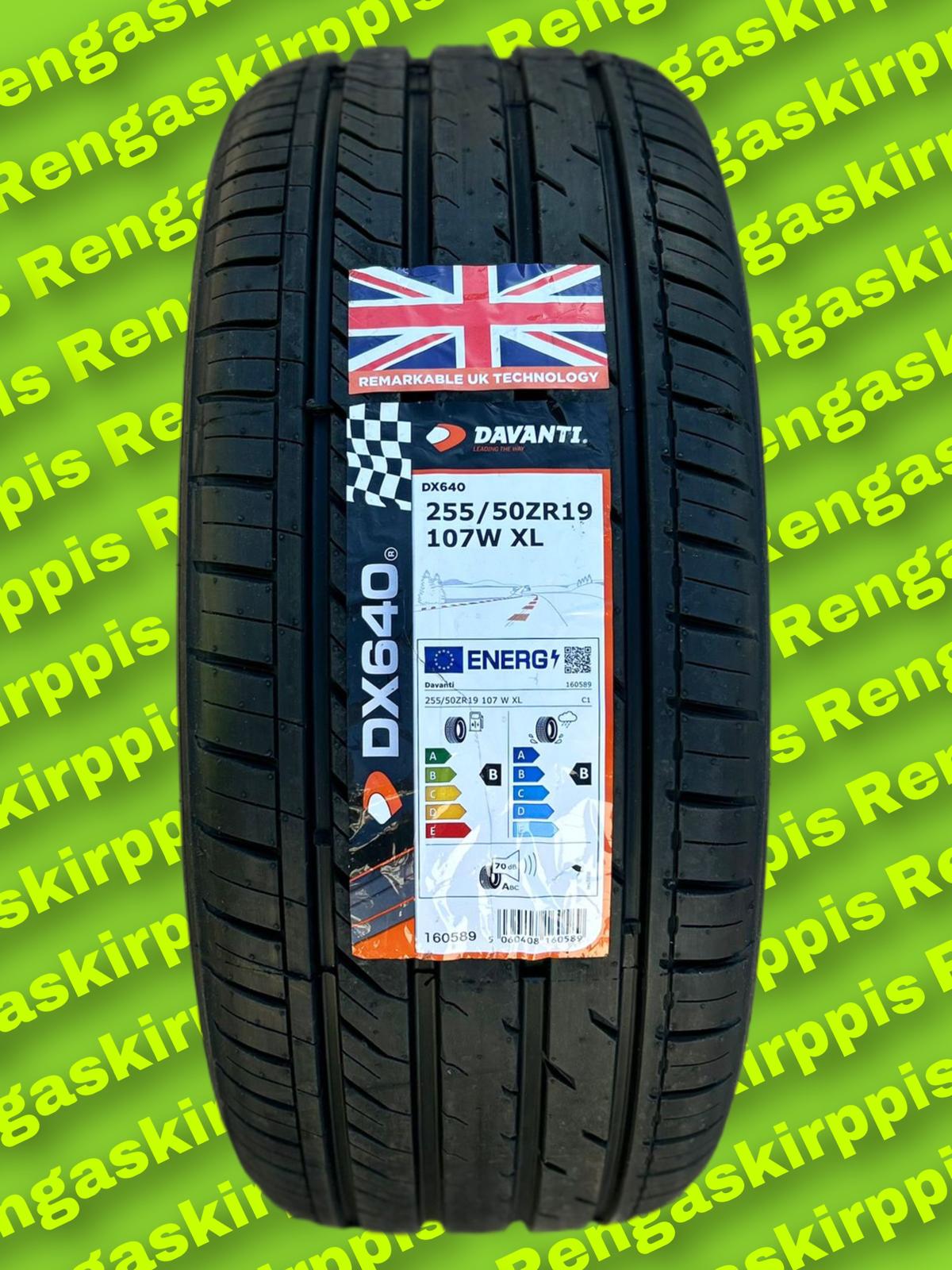 255/50R19 Davanti DX640 107W XL B,B 70db / kesä - Rengaskirppis