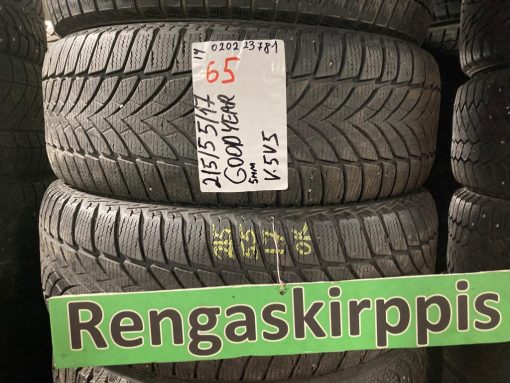215/55R17 Goodyear kitka 5mm / V5V5