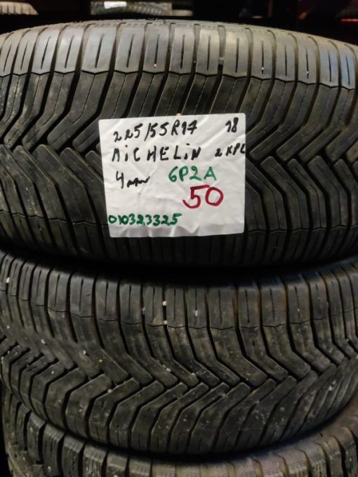 225/55R17 Michelin kesä 4mm / 6P2A