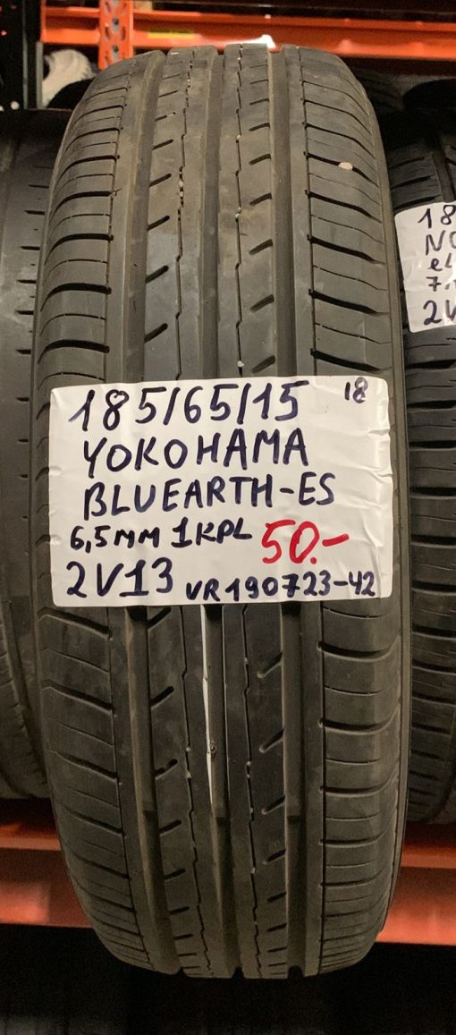 185/65R15 Yokohama Bluearth ES kesä 6,5mm / 2V13