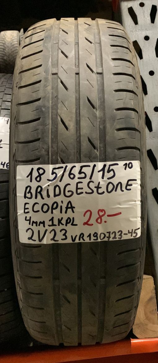 185/65R15 Bridgestone Ecopia kesä 4mm / 2V23