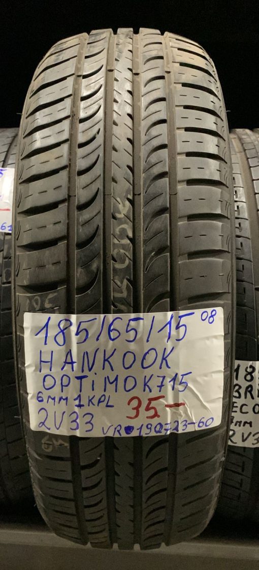 185/65R15 Hankook Optimo K715 kesä 6mm / 2V33