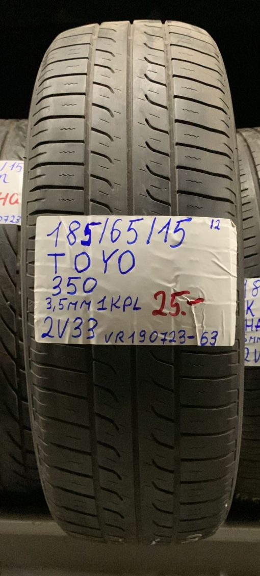 185/65R15 Toyo 350 kesä 3,5mm / 2V33