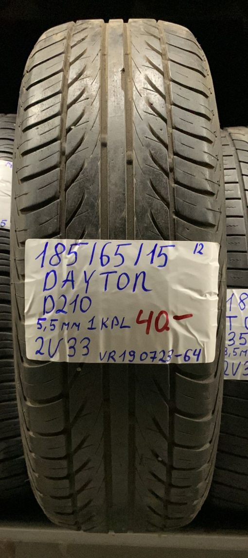 185/65R15 Dayton D210 kesä 5,5mm / 2V33