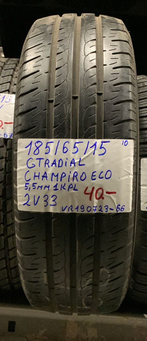 185/65R15 GTRadial Champiro Eco kesä 5,5mm / 2V33