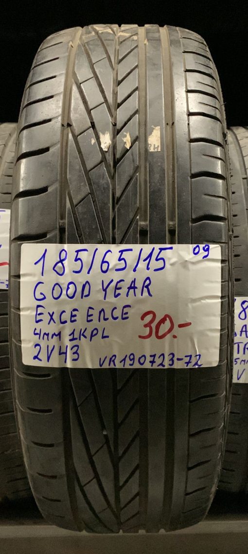 185/65R15 GoodYear Excellence kesä 4mm / 2V43