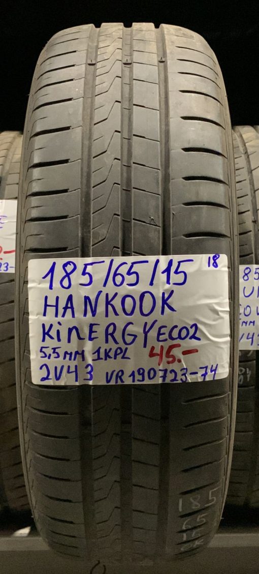 185/65R15 Hankook Kinergy Eco2 kesä 5,5mm / 2V43
