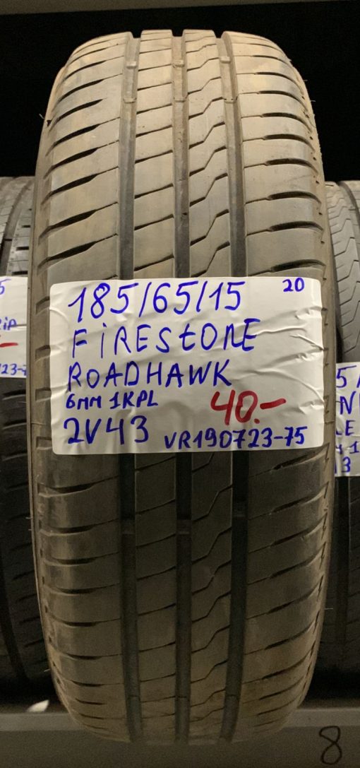 185/65R15 Firestone Roadhawk kesä 6mm / 2V43