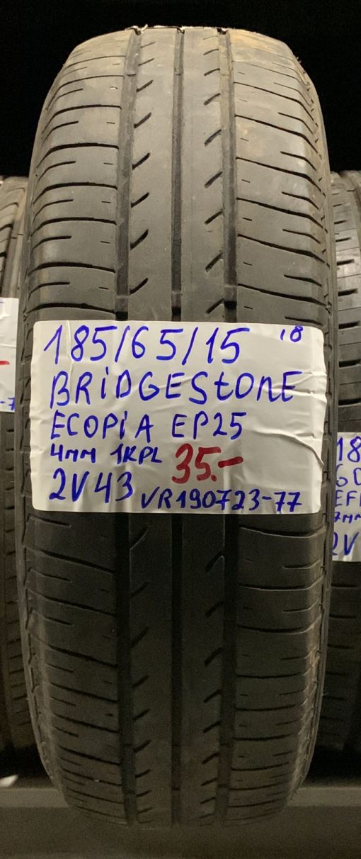 185/65R15 Bridgestone Ecopia EP25 kesä 4mm / 2V43