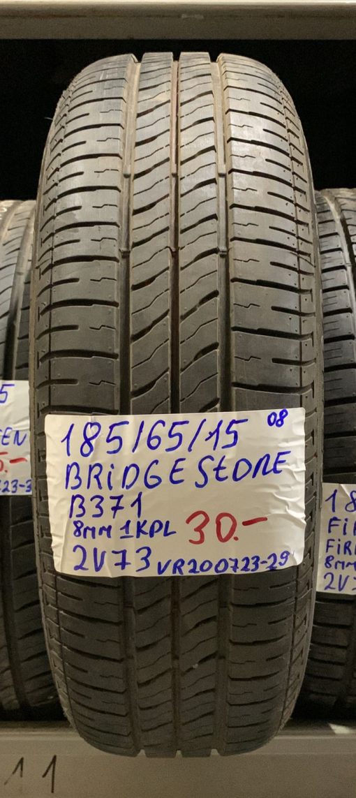 185/65R15 Bridgestone B371 kesä 8mm / 2V73