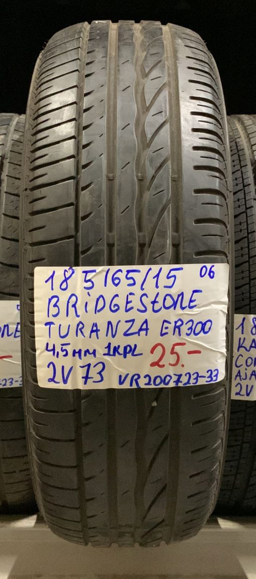 185/65R15 Bridgestone Turanza ER300 kesä 4,5mm / 2V73
