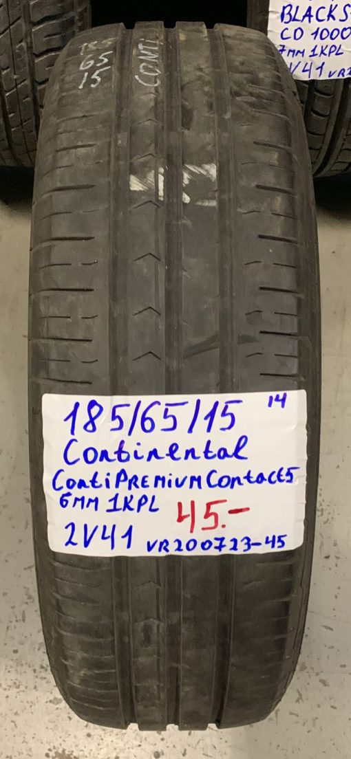 185/65R15 Continental ContiPremiumContact 5 kesä 6mm / 2V41