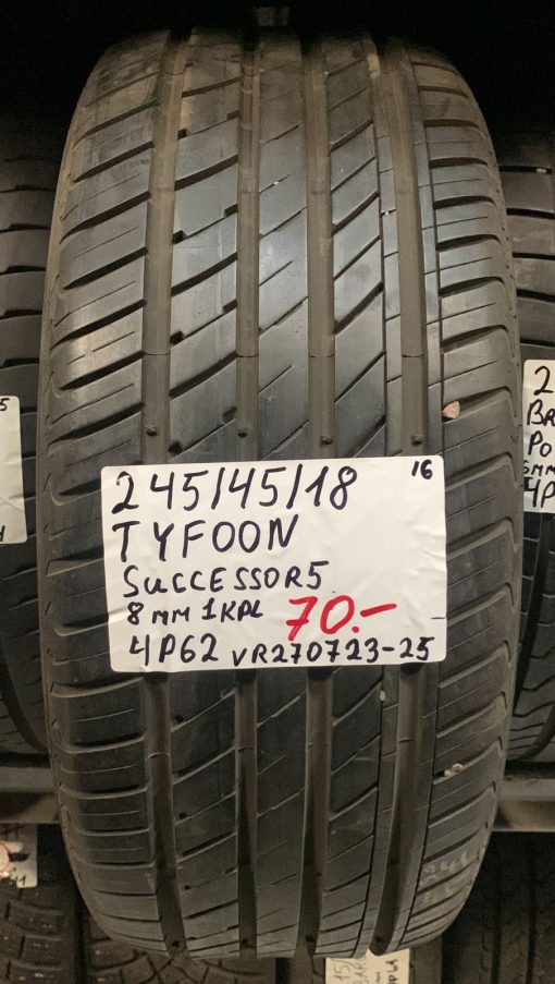 245/45R18 Tyfoon Successor 5 kesä 8mm / 4P62