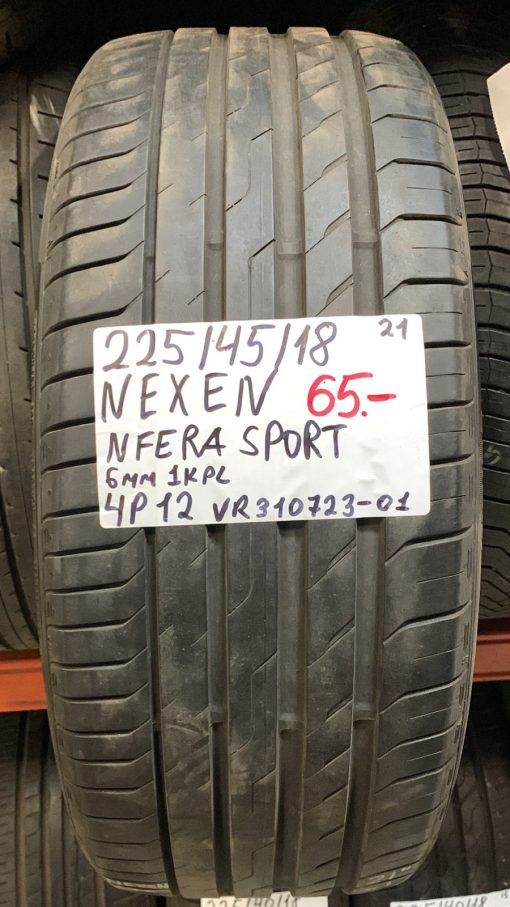 225/45R18 Nexen NFera Sport kesä 6mm / 4P12