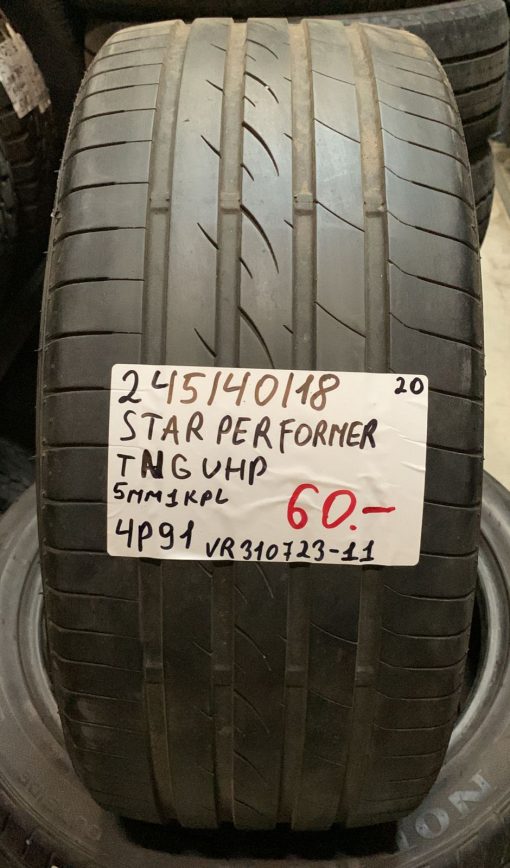 245/40R18 Star Performer TNG UHP kesä 5mm / 4P91