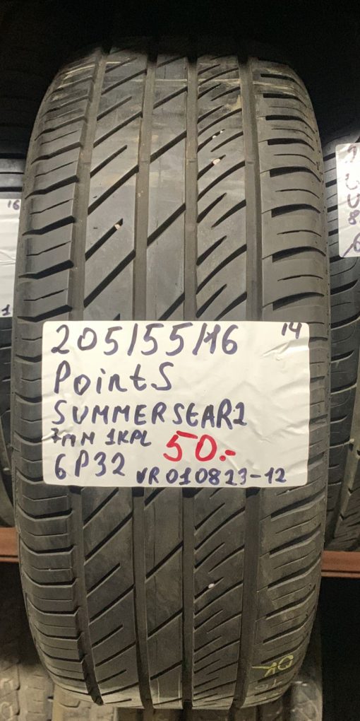 205/55R16 PointS Summerstar 2 kesä 7mm / 6P32