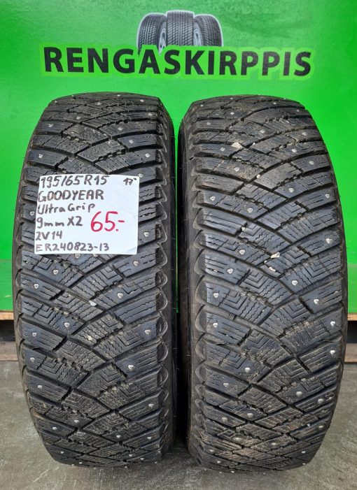 195/65R15 GoodYear UltraGrip nasta 9mm / 2V14