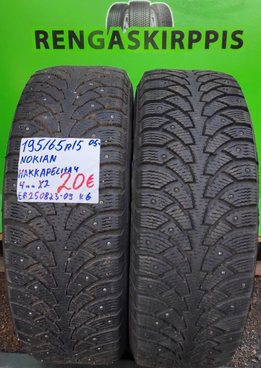 195/65R15 Nokian HKPL 4 nasta 4mm / K6