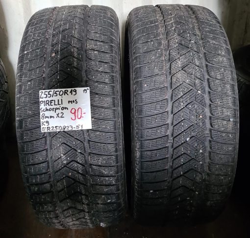 255/50R19 Pirelli Scorpion kitka M+S 8mm / K2