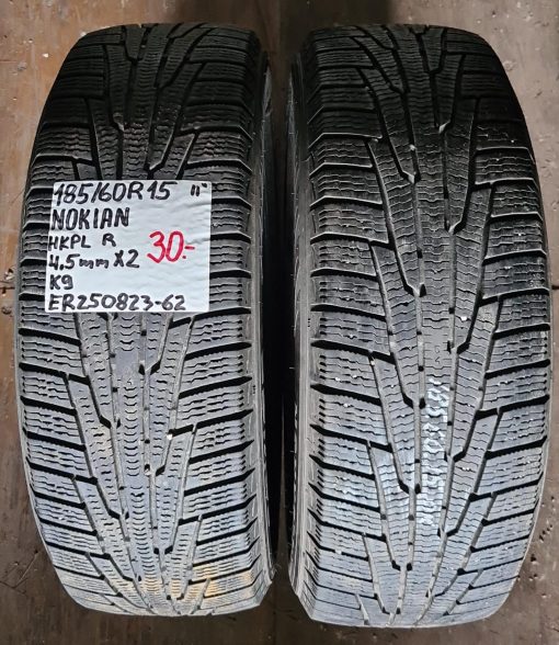 185/60R15 Nokian HKPL R kitka 4,5mm / K9
