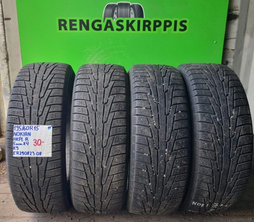 195/60R15 Nokian HKPL R kitka 5mm / K9