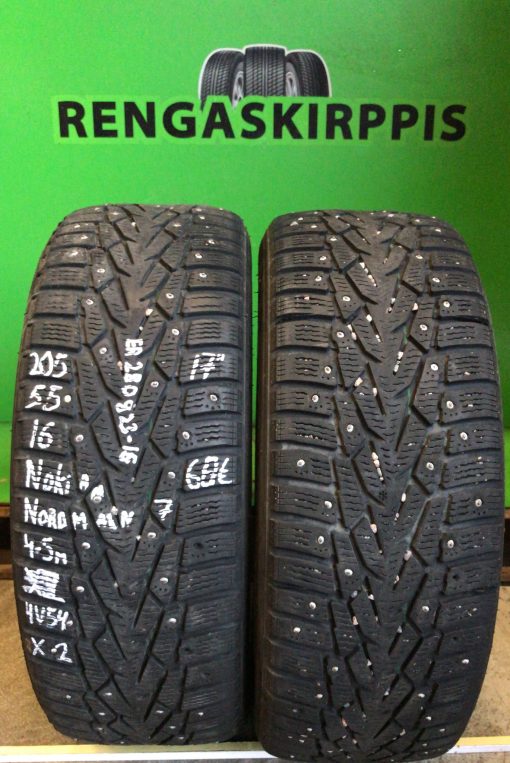 205/55R16 Nokian Nordman 7 nasta 4-5mm / 4V54