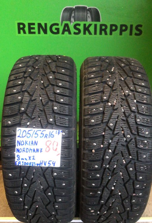 205/55R16 Nokian Nordman 7 nasta 8mm / 4V54