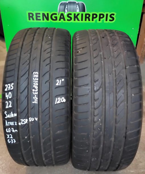 275/40R22 Sailun Atrezzo ZSR SUV kesä 6,5-7mm / 6-37