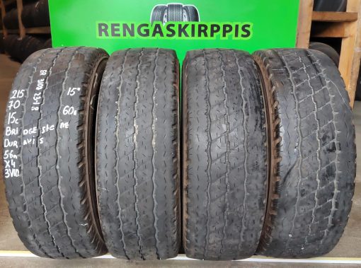 215/70R15C Bridgestone Duravis kesä 5-6mm / K2