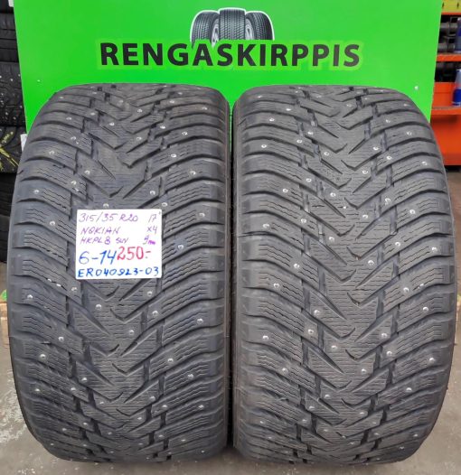 315/35R20 Nokian HKPL 8 SUV nasta 9mm / 6-14