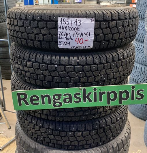 155/80R13  Hankook Zovac HP W401 nasta 8mm / 5V74