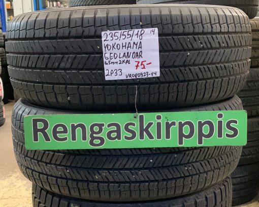 235/55R18 Yokohama Geolandar kesä 6,5mm / 2P33