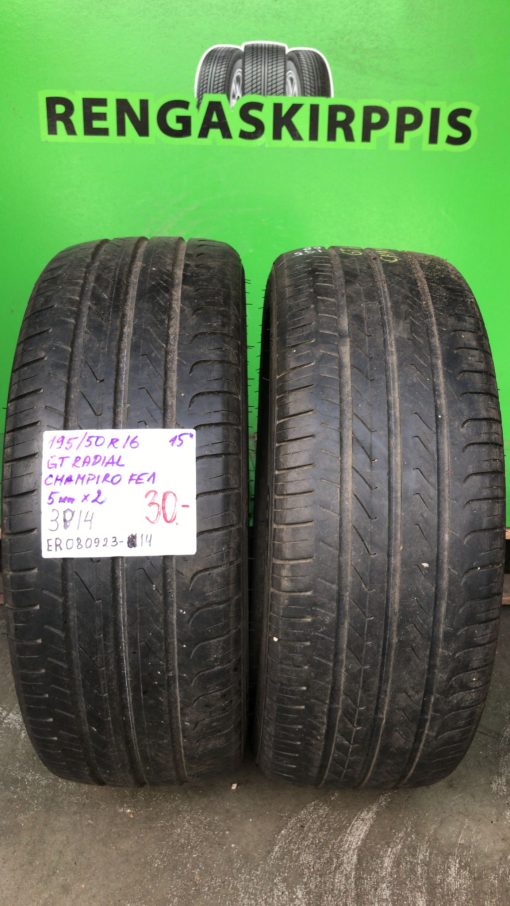195/50R16 GTRadial Champiro FE1 kesä 5mm / 3P34