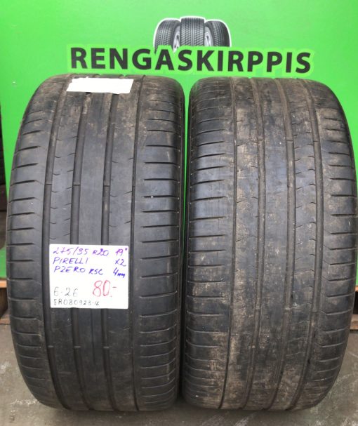 275/35R20 Pirelli PZero RSC kesä 4mm / 6-26