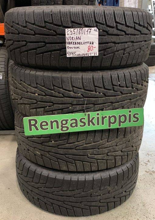 235/60R17 Nokian HKPL R kitka 8mm / 5V45
