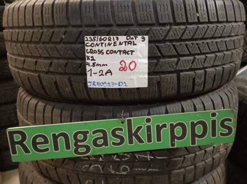 235/60R17 Continental CrossContact kitka 4,5mm / 1-2A