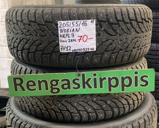 205/55R16 Nokian HKPL 9 nasta 7mm / 7V12