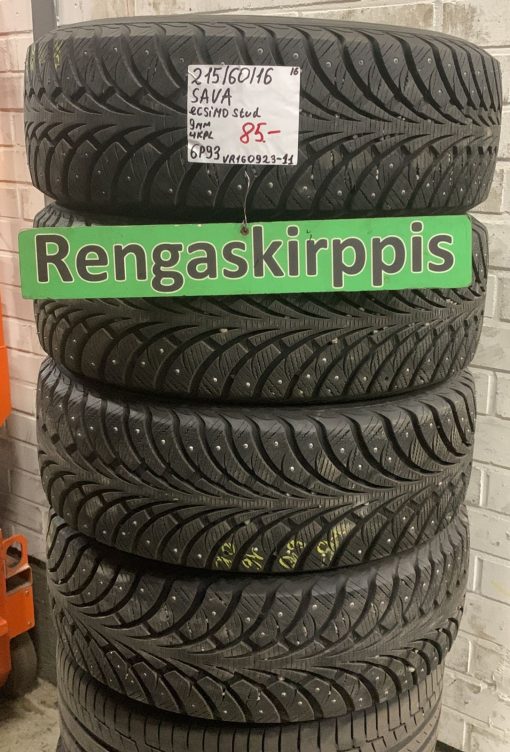 215/60R16 Sava Eskimo Stud nasta 9mm / 6P93