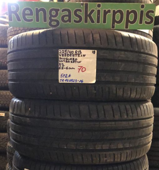 225/40R18 Vredestein Giugiaro Ultrac Satin kesä 5,5-6mm / 5P2A