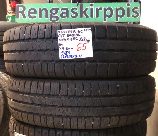 225/75R16c GTRadial Maxmiler WT2 Cargo kitka 7,5-8mm / 9V3A