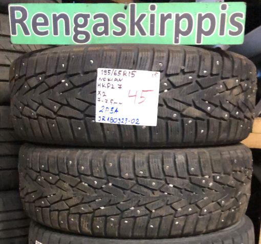 195/65R15 Nokian HKPL 7 nasta 4.5-5,5mm / 2P3A