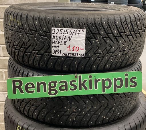 225/55R17 Nokian HKPL 8 nasta 7mm / 2P31