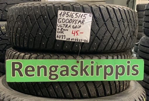 185/65R15 GoodYear Ultra Grip nasta 7-8mm / 6V33