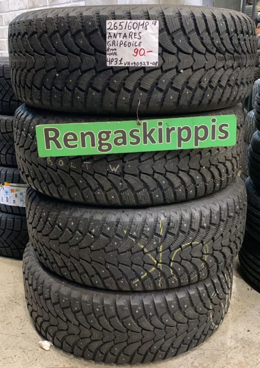 265/60R18 Antares Grip 60 Ice nasta 8mm / 4P31