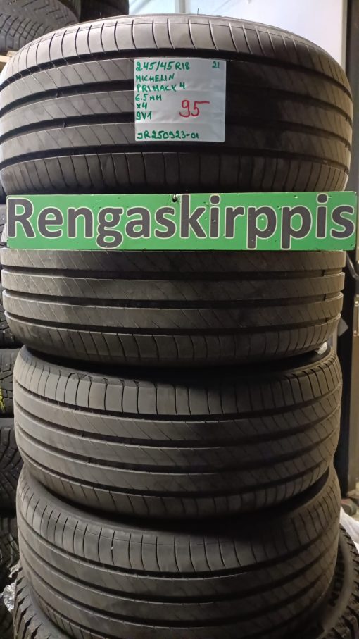 245/45R18 Michelin Primacy 4 kesä 6,5mm / 9V1