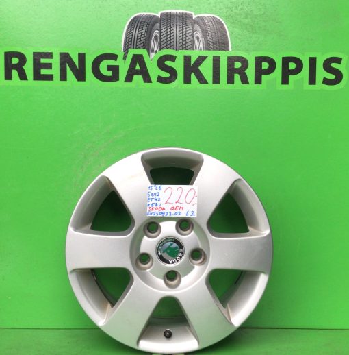 15" 5x112 ET47 K57,1 15"x6 Skoda Oem / 3V12 L2