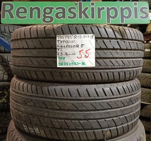 195/45R16 Tyfoon Successor 5 kesä 7,5-8mm / 4P1