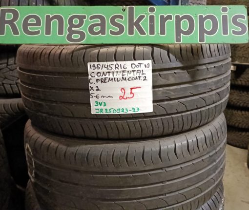195/45R16 Continental ContiPremiumContact 2 kesä 5-6mm / 3V3