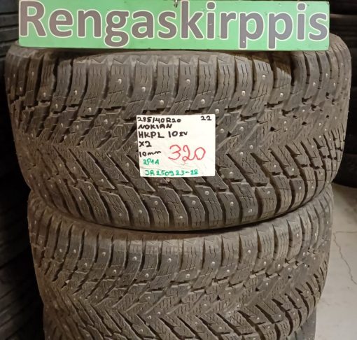 285/40R20 Nokian HKPL 10 EV nasta 10mm / 2P1A